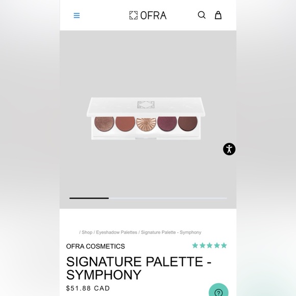 OFRA EYESHADOW PALETTE BRAND NEW with Mirror and Box in the name SYMPHONY! - Picture 2 of 12